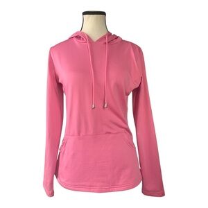 Everyday Pink Hooded Pullover Top - Women